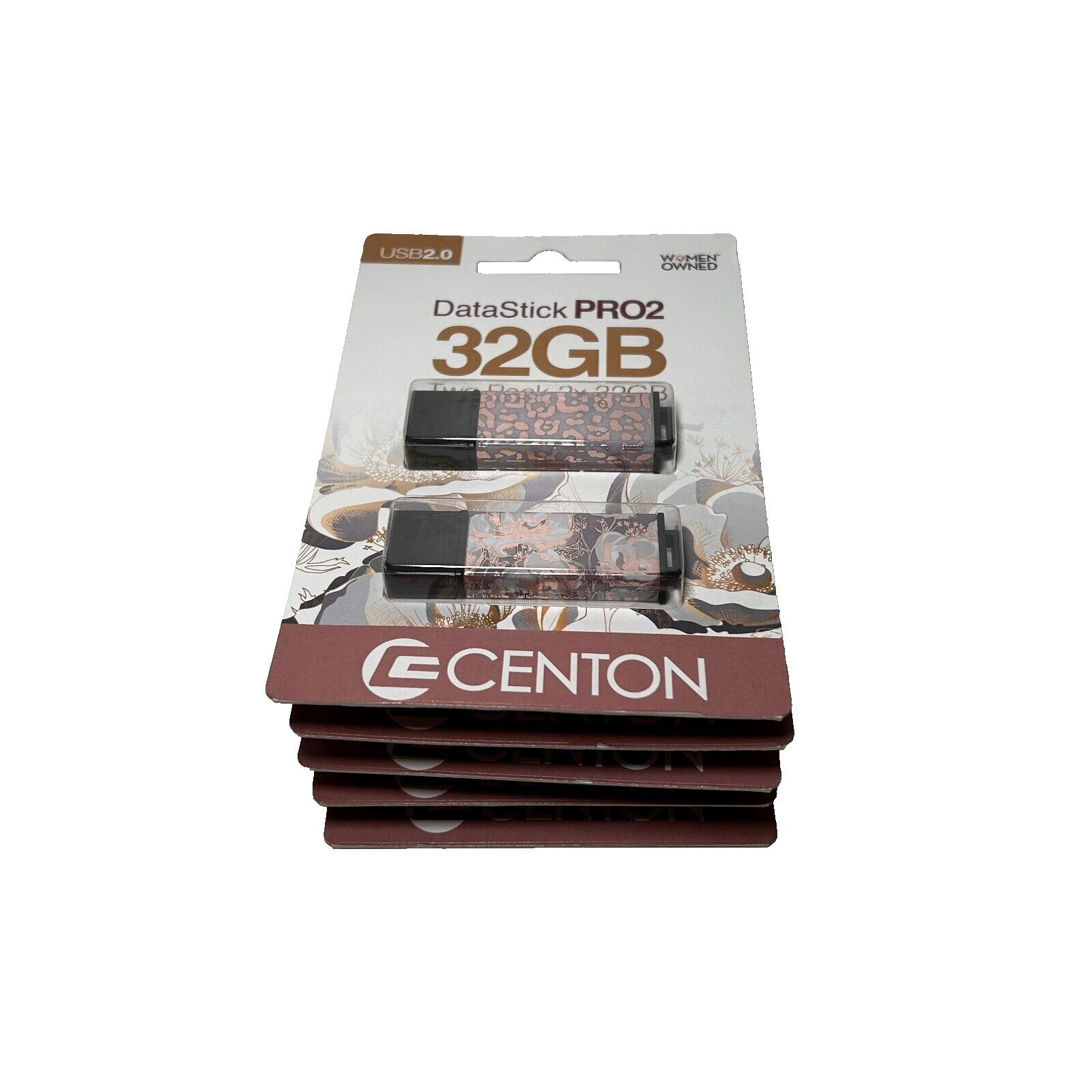100 Pack 32GB Centon USB Datastick Pro2 Multi Color Design