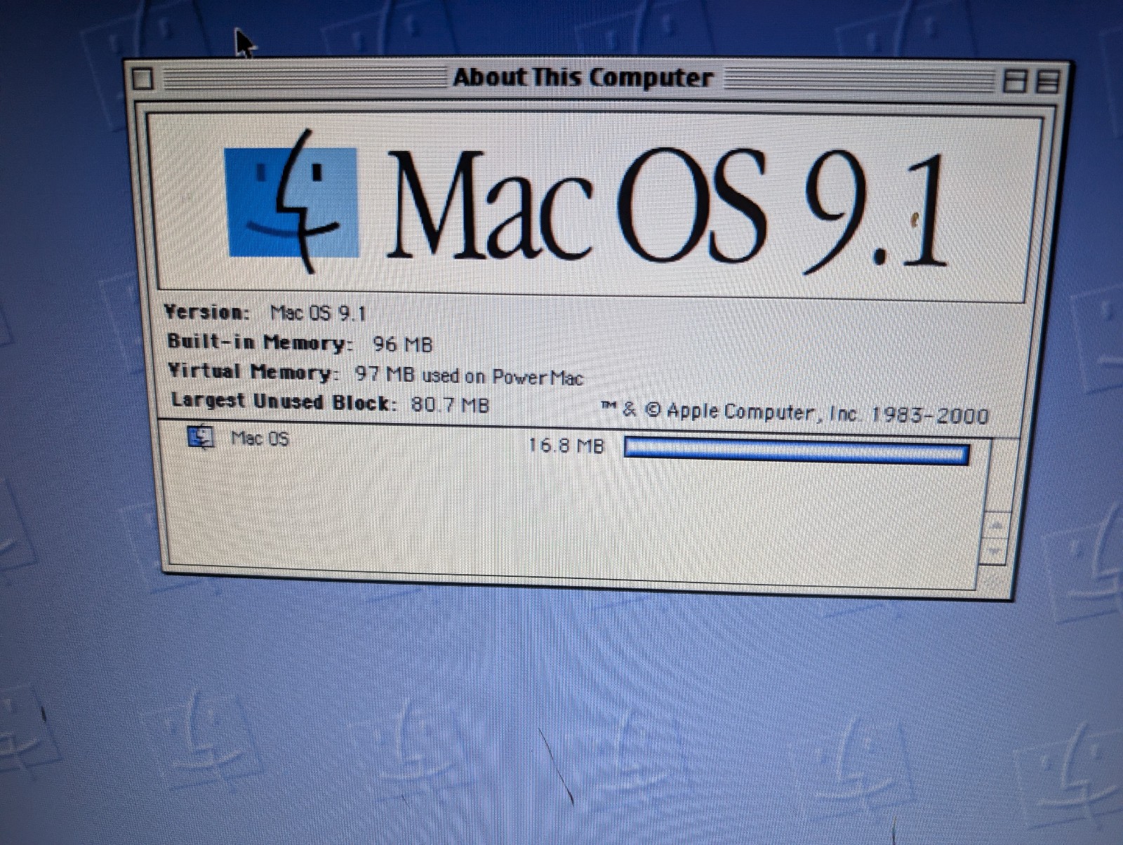 PowerMac 6500/250 - 96MB/32GB SSD - tested working - see notes