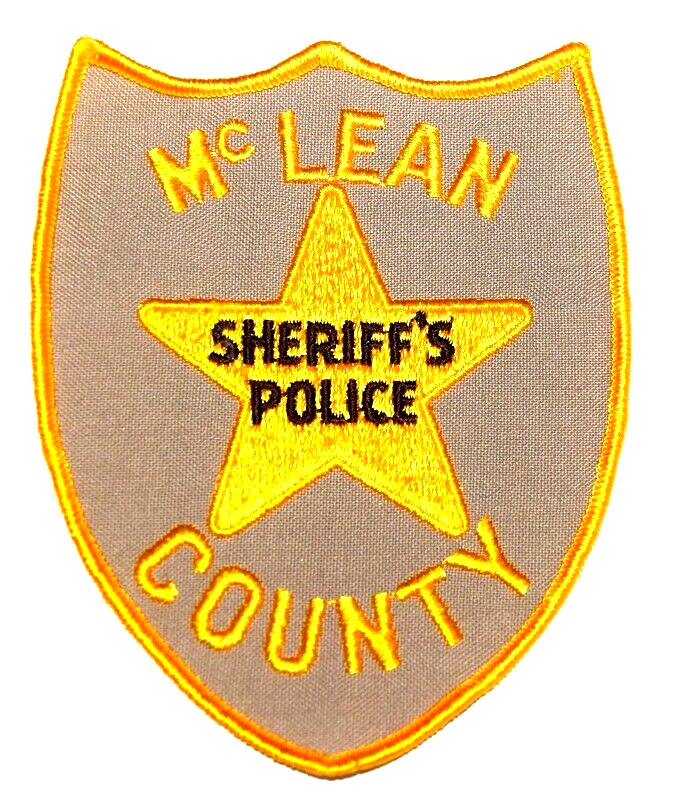 MC LEAN COUNTY – SHERIFFS POLICE - ILLINOIS IL Sheriff Police Patch 5”