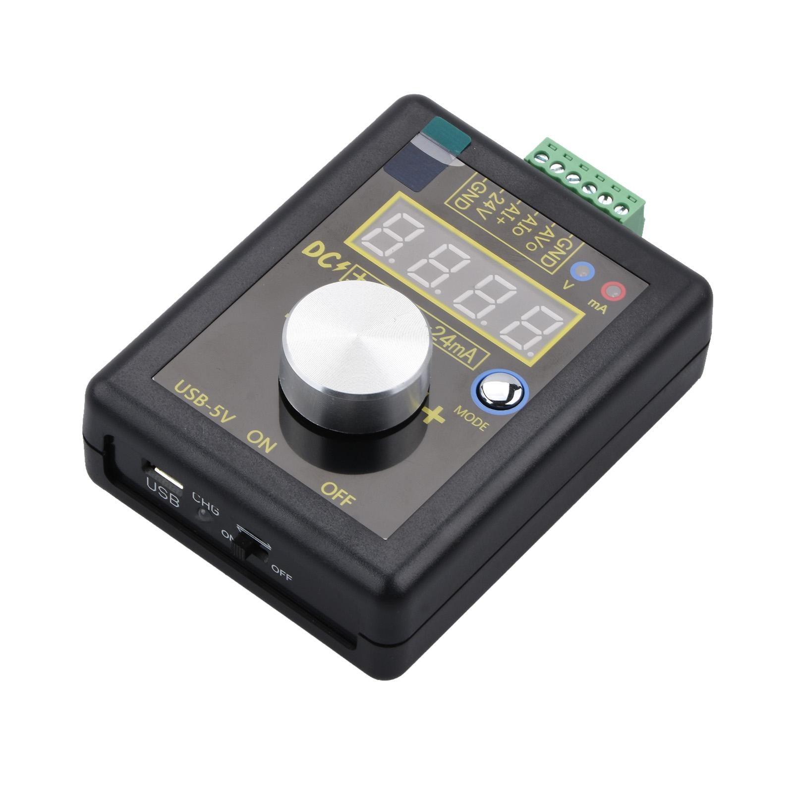 Signal Generator 0-10V 0-24mA Analog Voltage Current Simulator w/ Battery ff