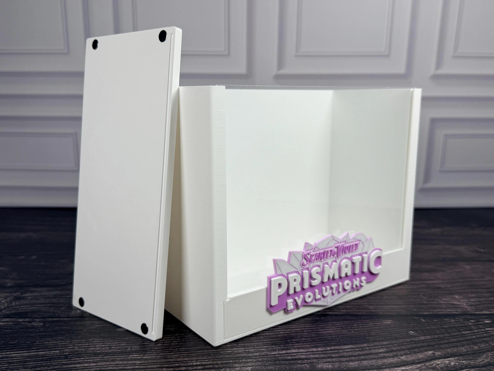 Prismatic Evolutions Pokemon ETB Display Case 3D Printed Magnetic White