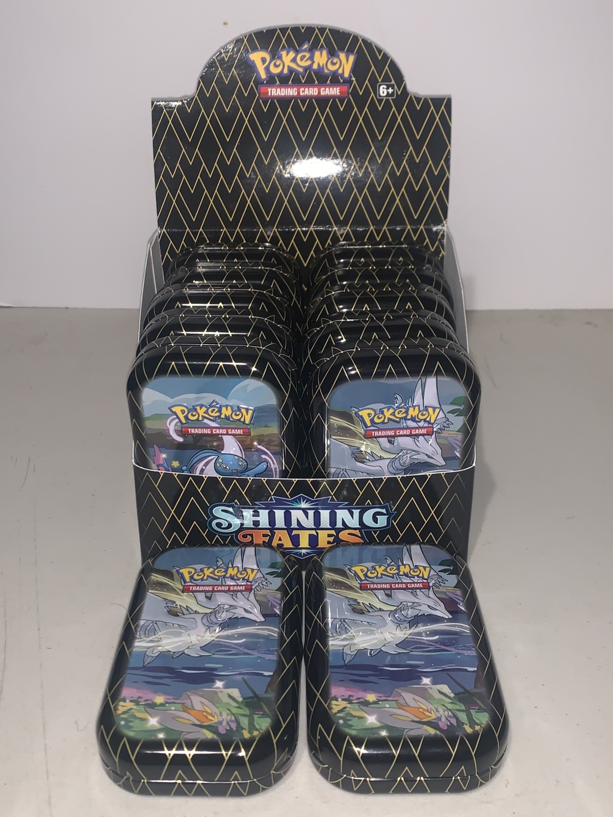 Lot of 12 Pokemon Shining Fates Mini Tins EMPTY Tins with Art Cards
