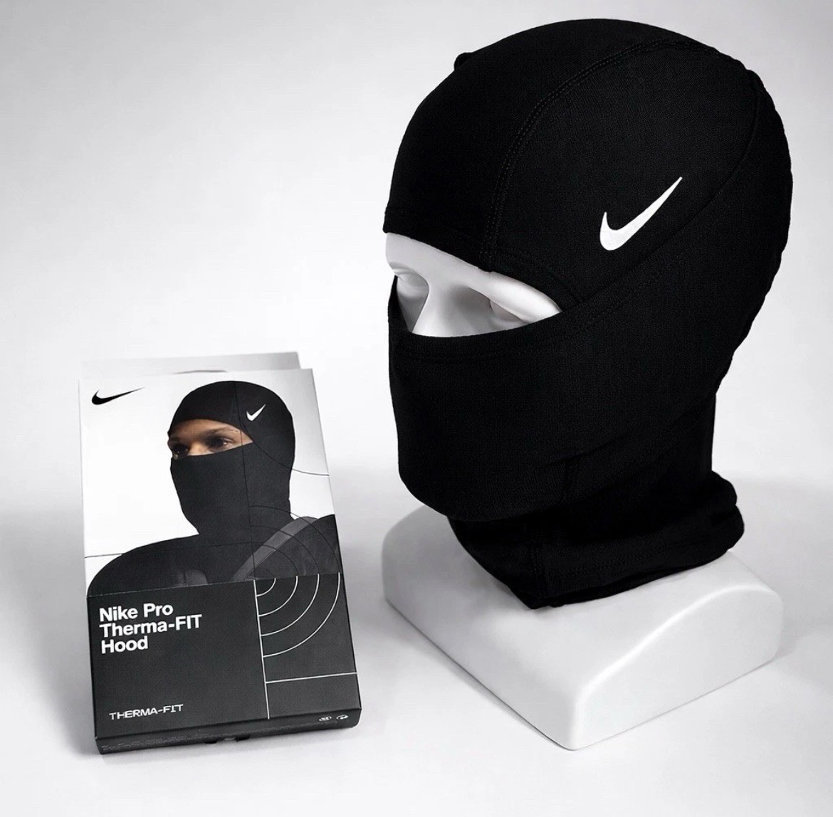 Nike Pro Therma-Fit Hyperwarm Hood Ski Mask Balaclava -US Stock [Black]