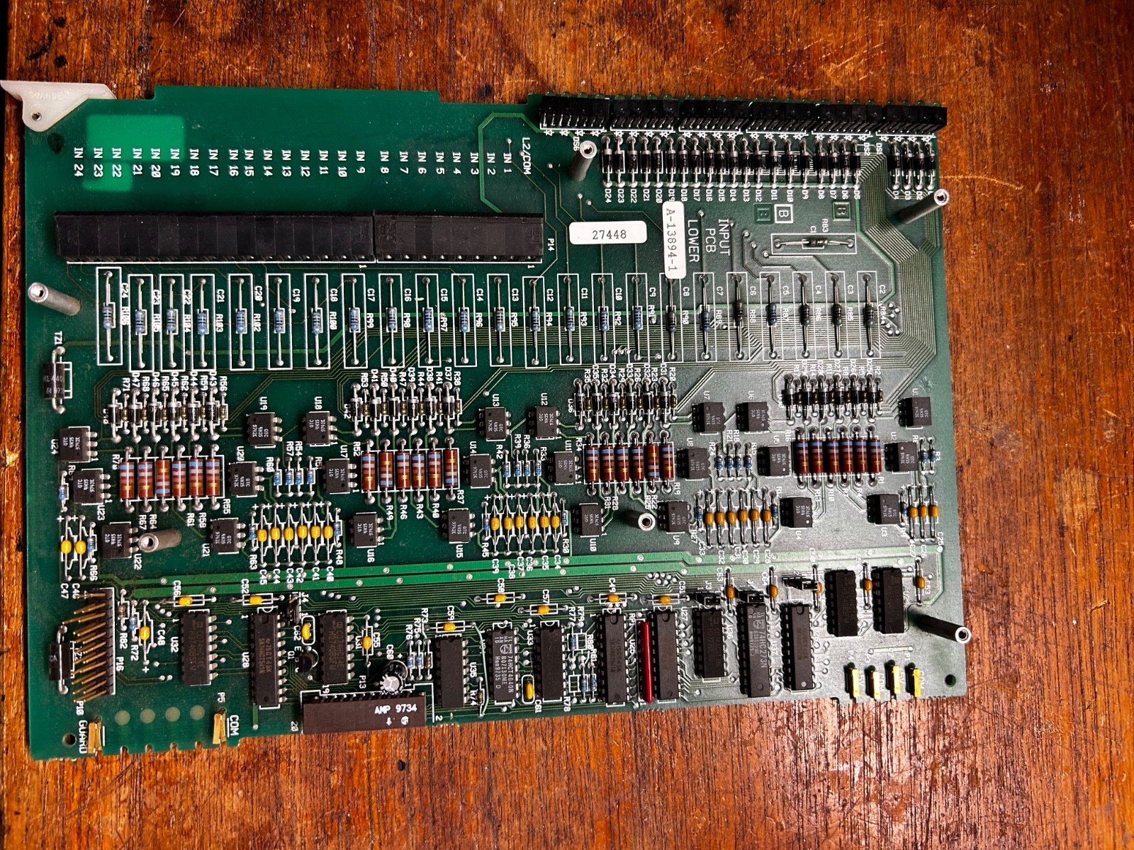Barber Colman Lower PCB Input Card A-13962-1  fully working condition