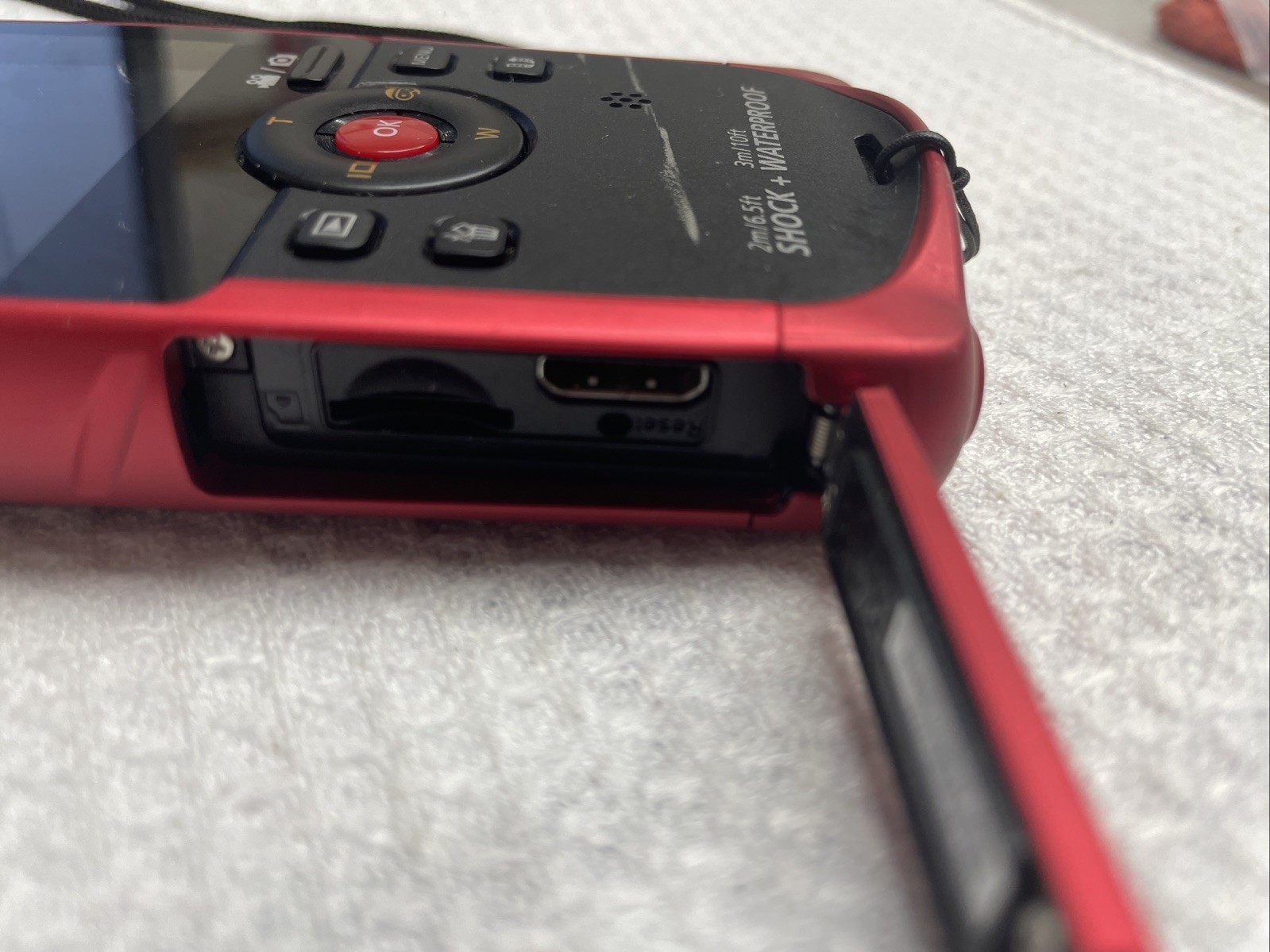 Samsung HMX-W190RN/XAA Camcorder/Camera Waterproof/WORKING