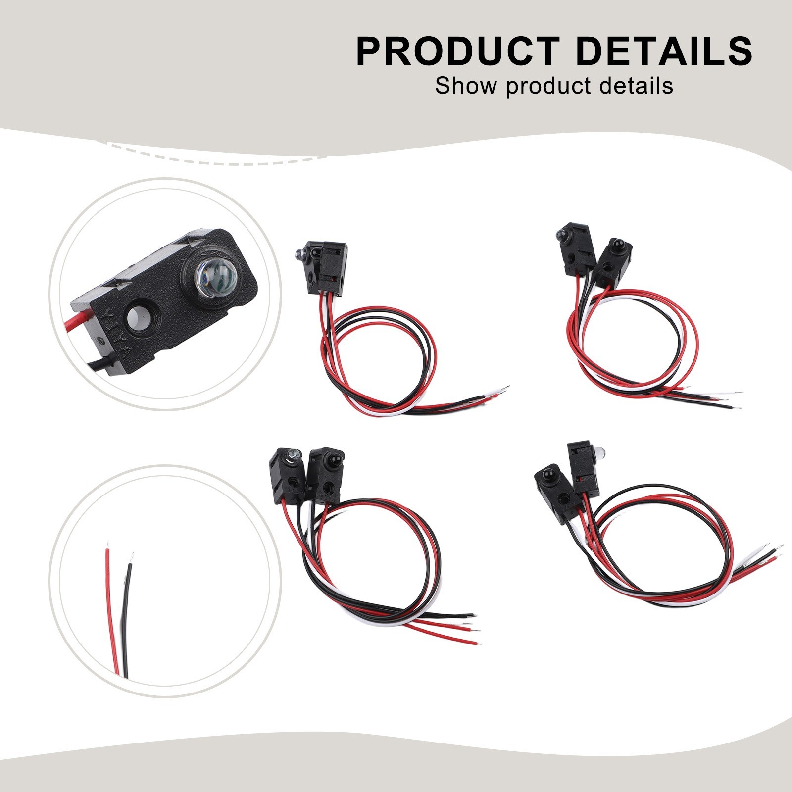 4 PFor air InfrFor ared Sensor QT30CM Photoelectric Switch for Object Detection