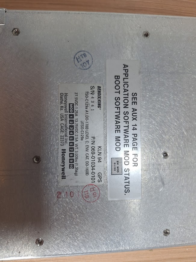Bendix King KLN 94 GPS / PN 069-01034-0101