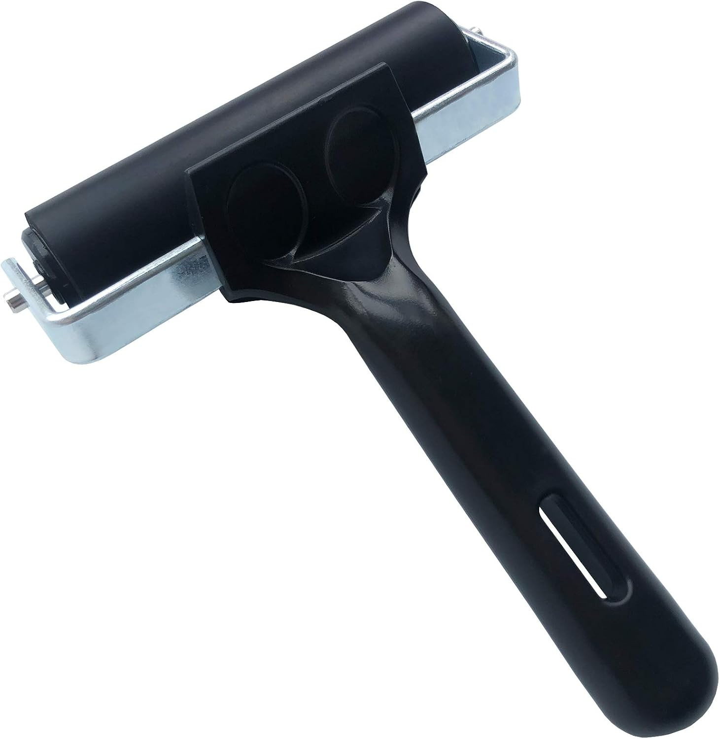 Rubber Brayer 4 Inch Rubber Roller for Printmaking, Painting, Applying Glue, Wal