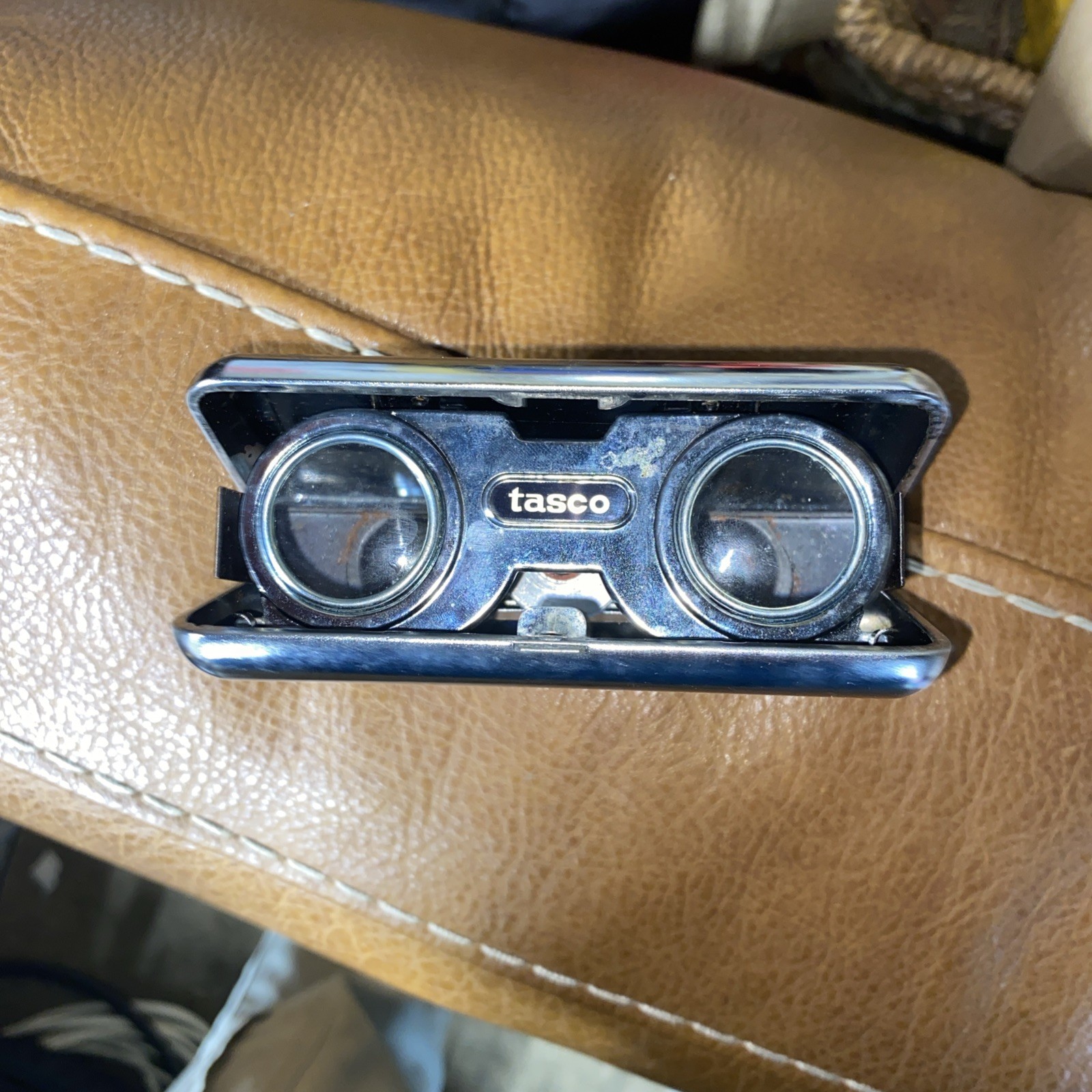 Vintage Tasco Folding Opera Glasses Binoculars