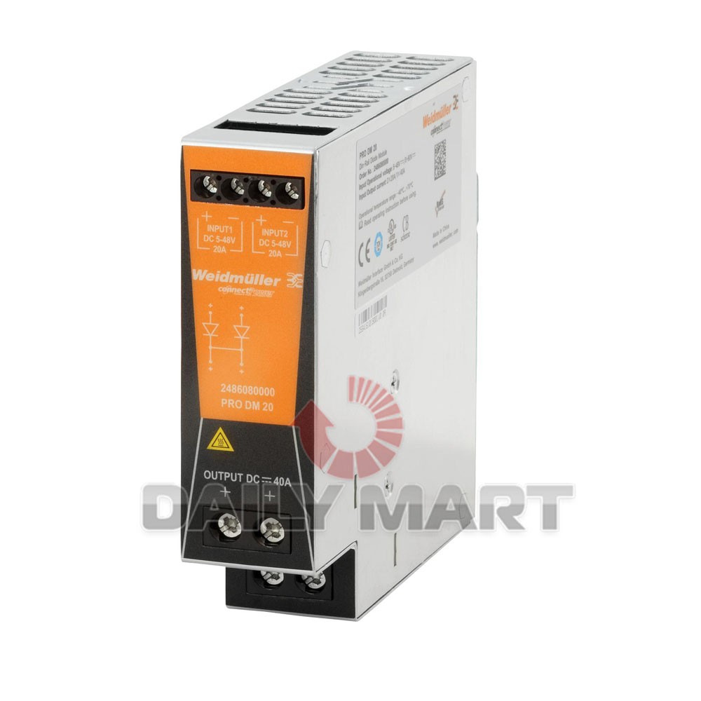 New In Box WEIDMULLER 2486080000 PRO DM 20 Power Supply
