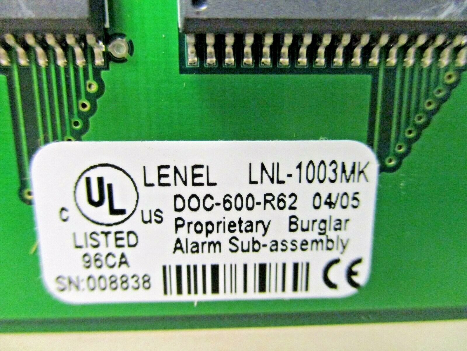LENEL LNL-1003MK 3MB Memory Expansion Board 3-Megabyte Storage Capacity