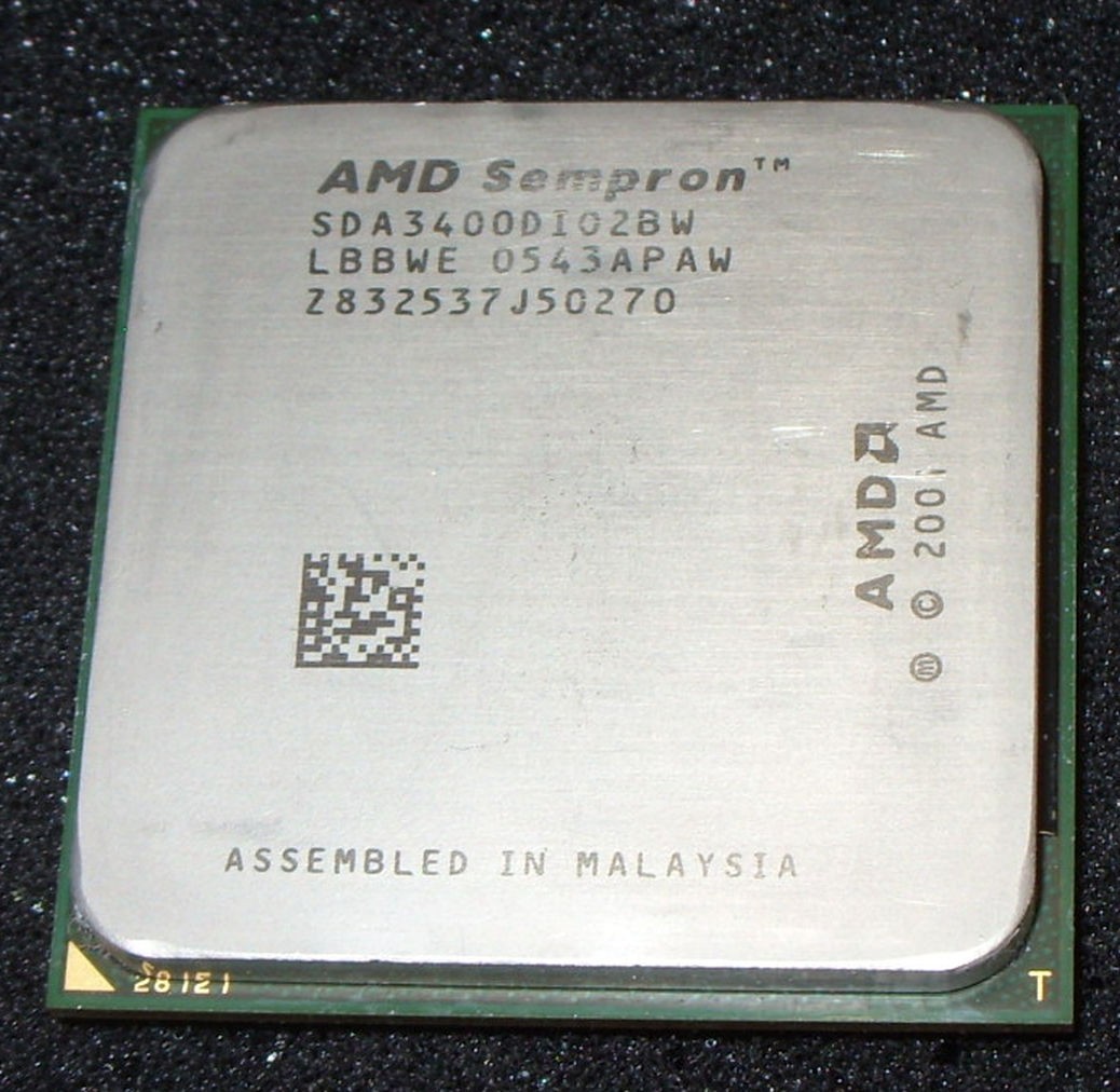 AMD SEMPRON 3400+  2.0 GHZ  PROCESSOR, SDA3400DIO2BW,  SOCKET 939, US SELLER