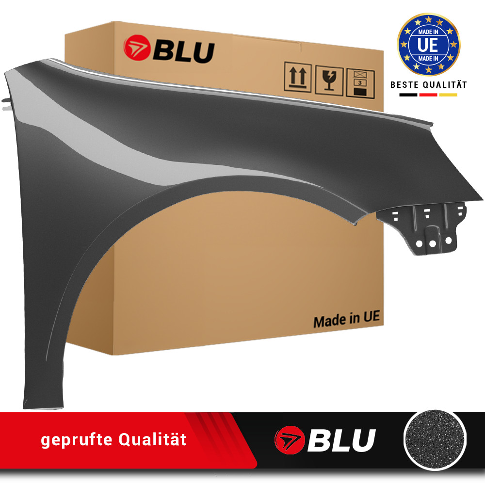 Fender For VW Golf V 5 LA7T Right Grey 03-09 Front Painted New Hatchback