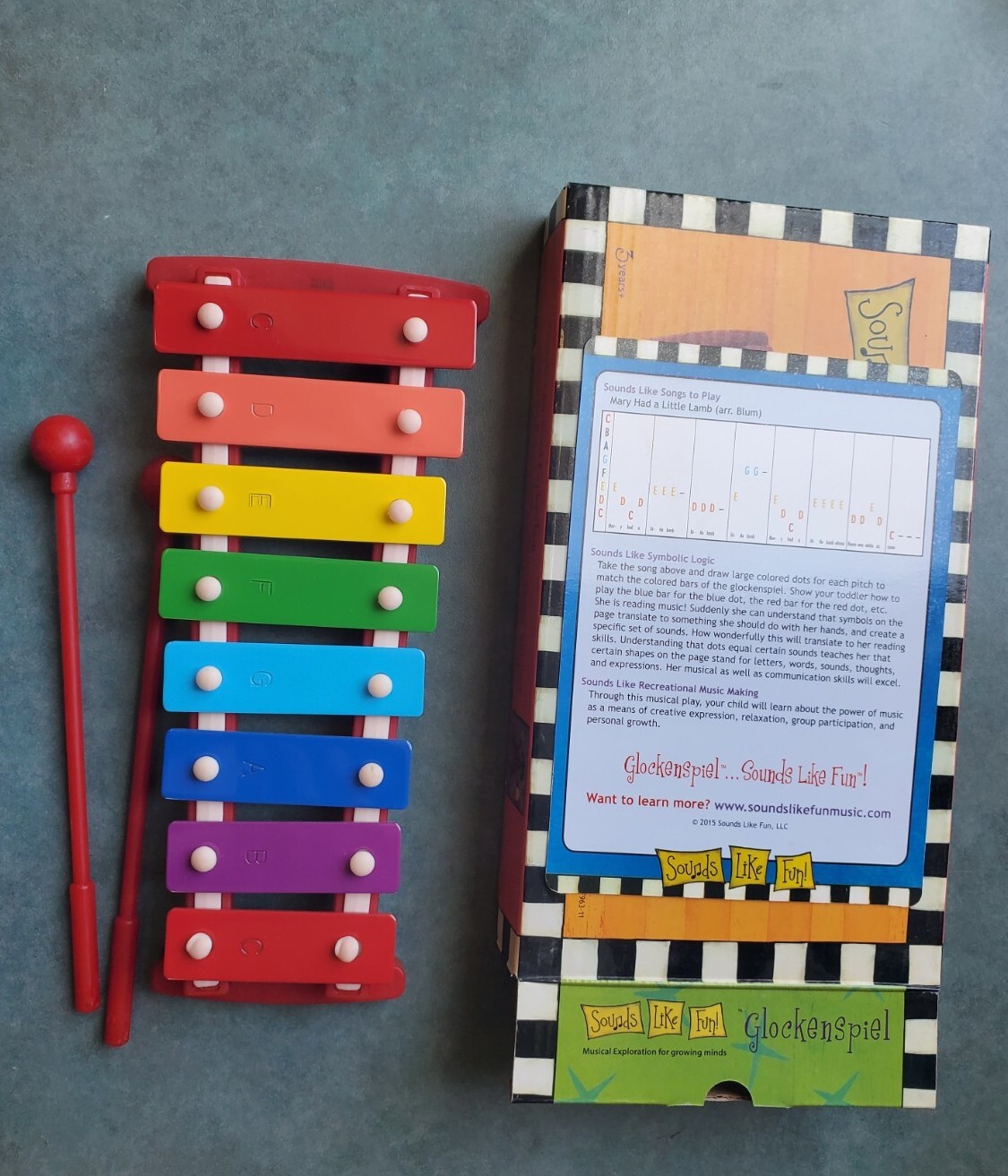 "Sounds like Fun" Glockenspiel brand new. 1 for 14, 2 for 25, 3 for 29