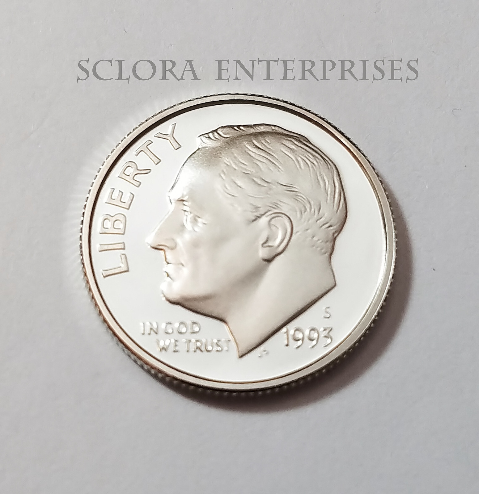1993 S ROOSEVELT *90% SILVER PROOF* DIME **FREE SHIPPING**