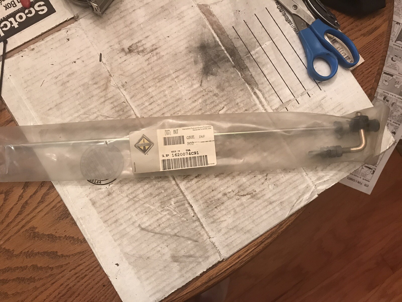 Genuine OEM  International 1620074C91 Air Control Suspension Rod Free Shipping