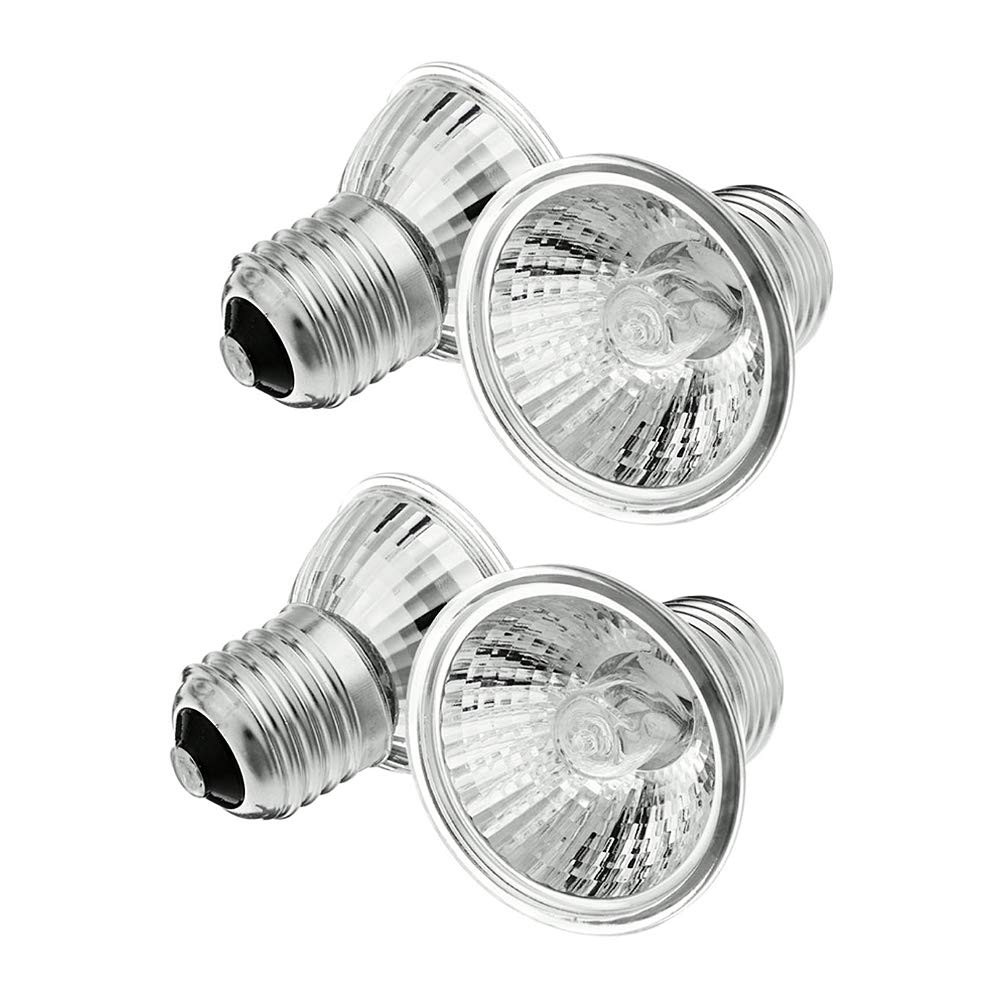 75W Basking UVA+UVB Heat Bulbs for 4 Count (Pack of 1), Yelllow