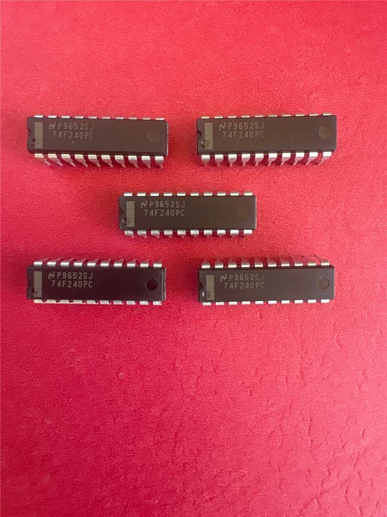 74F240PC 74F240 NATIONAL SEMI Buffer Line Driver 8-ch 3-state (Qty 5) * NEW *