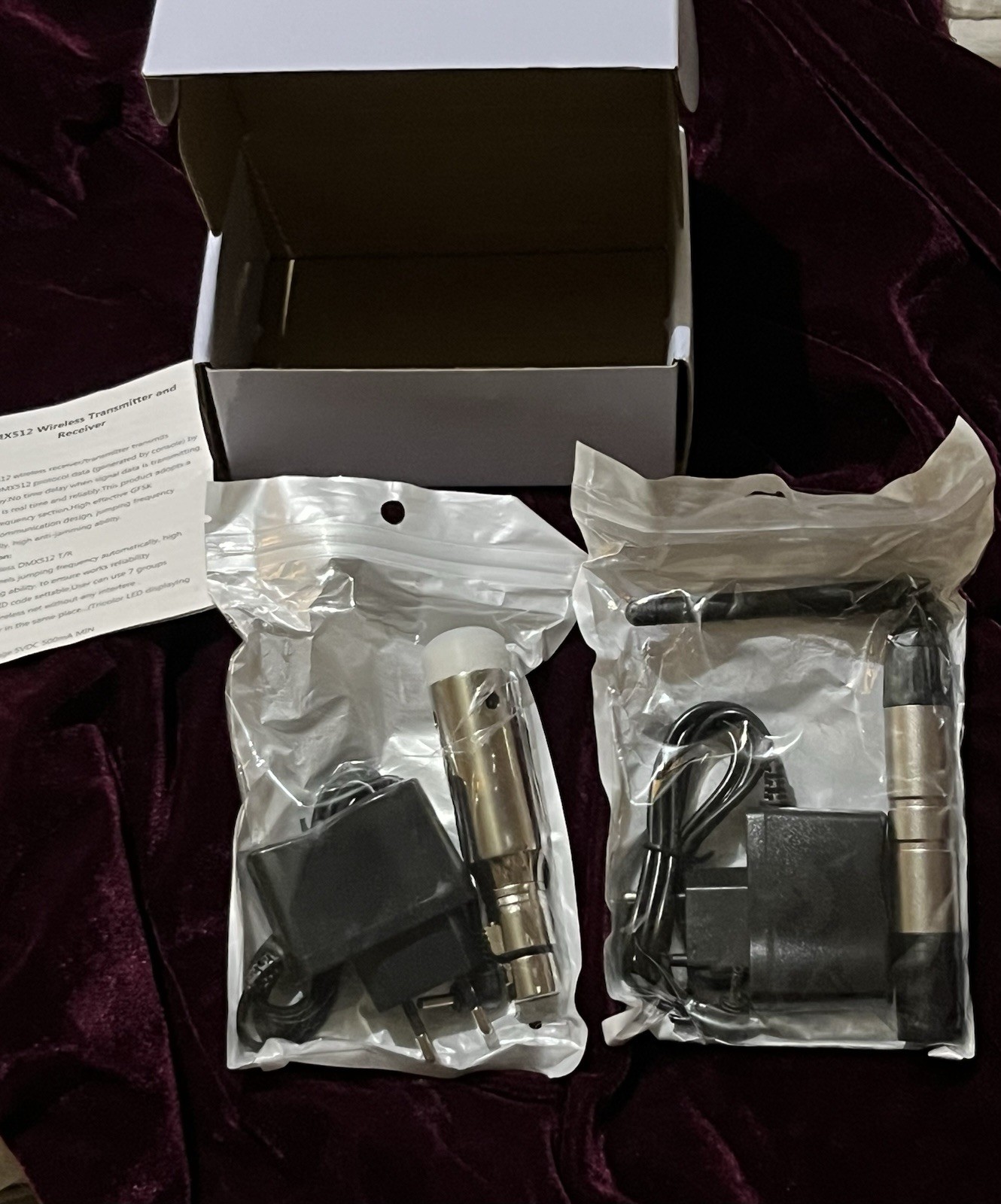 Wireless DMX512 Transmitter Receiver System