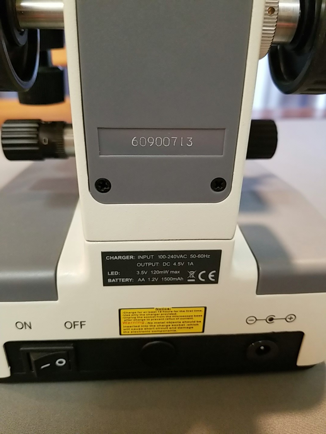National Binocular Microscope Cordless LED