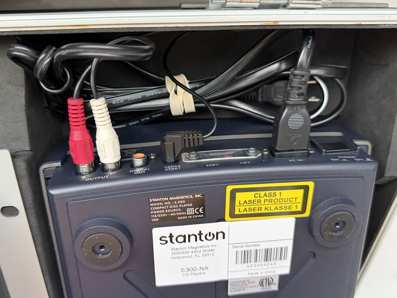 Stanton S-300 CD Player x2 SMX-211 DJ Mixer Set Hard Case Tested Working