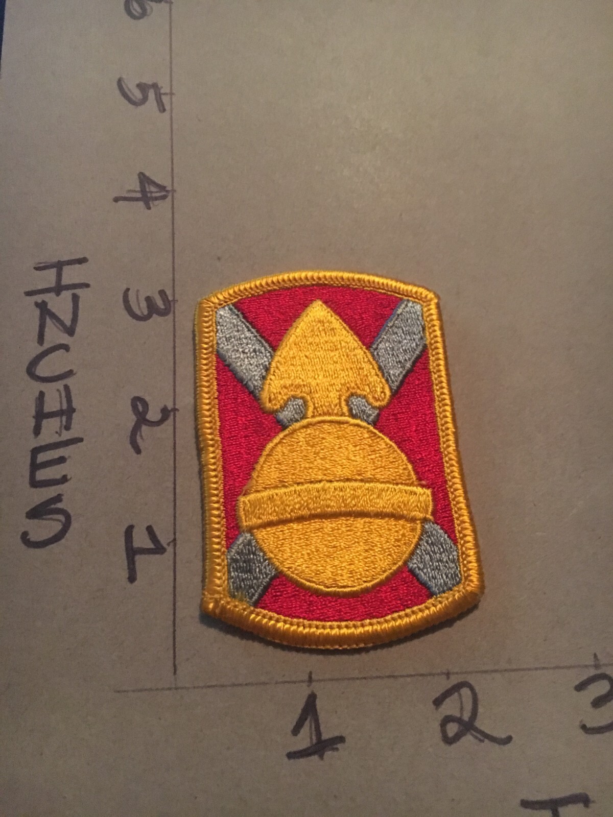 US Army 107th Artillery Brigade m/e patch 5/19/25