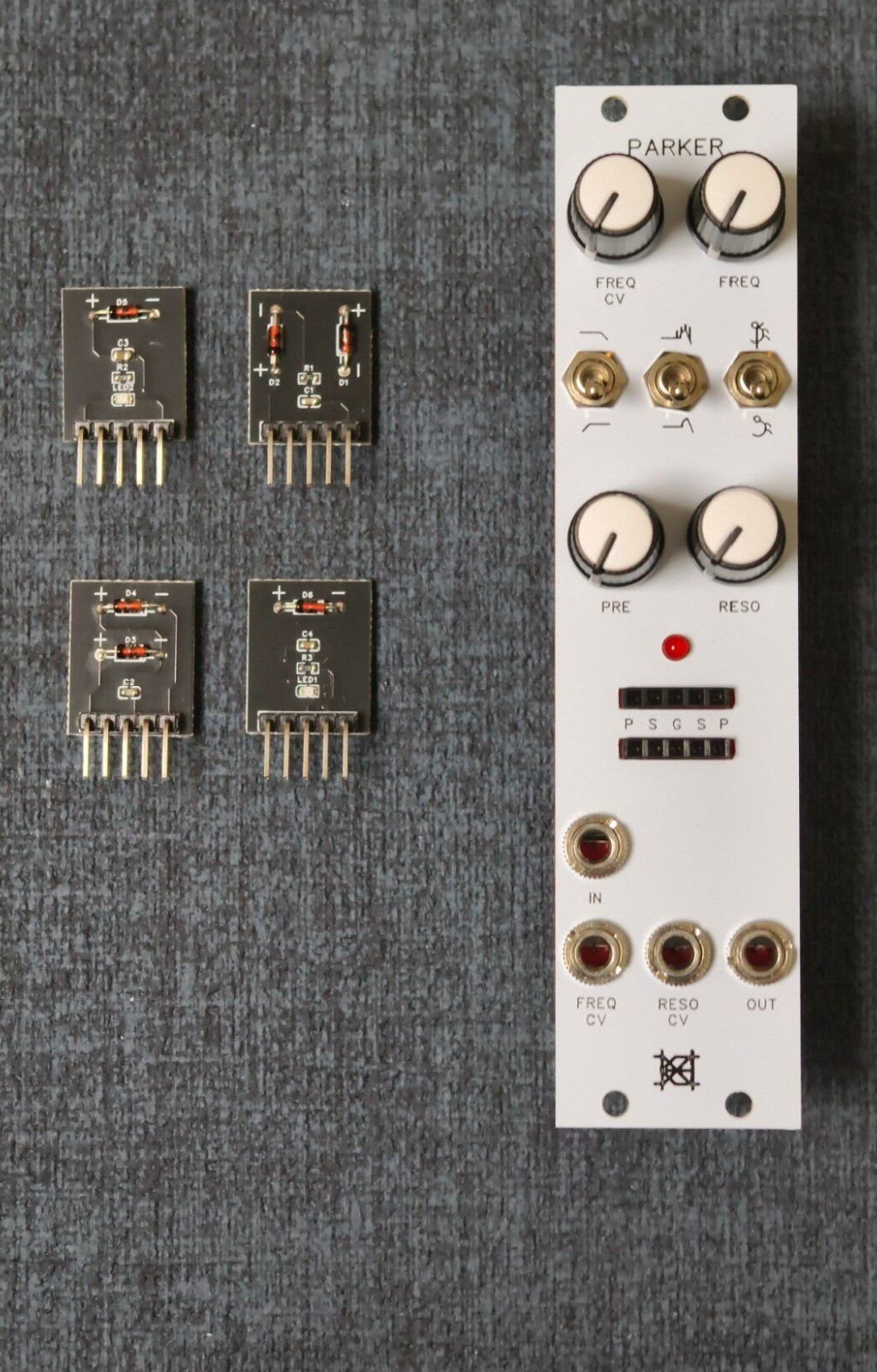 Eurorack VCF DIY Scrat Clone Steiner Parker Filter 6HP Modular Synth Module