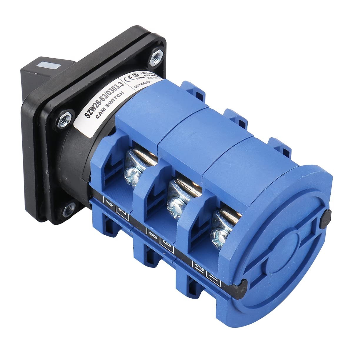 Durable 12-Terminal Rotary Switch with 3-Position Circuit Selection Capability