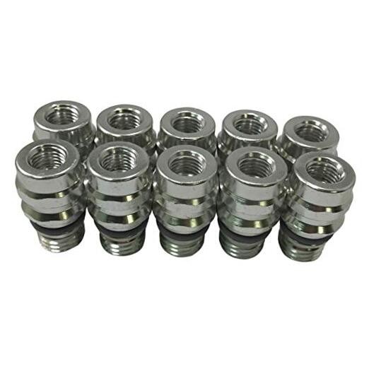 OE Style High Side Port Adapter R-134a A/C Service Schrader Valve 10 Pack