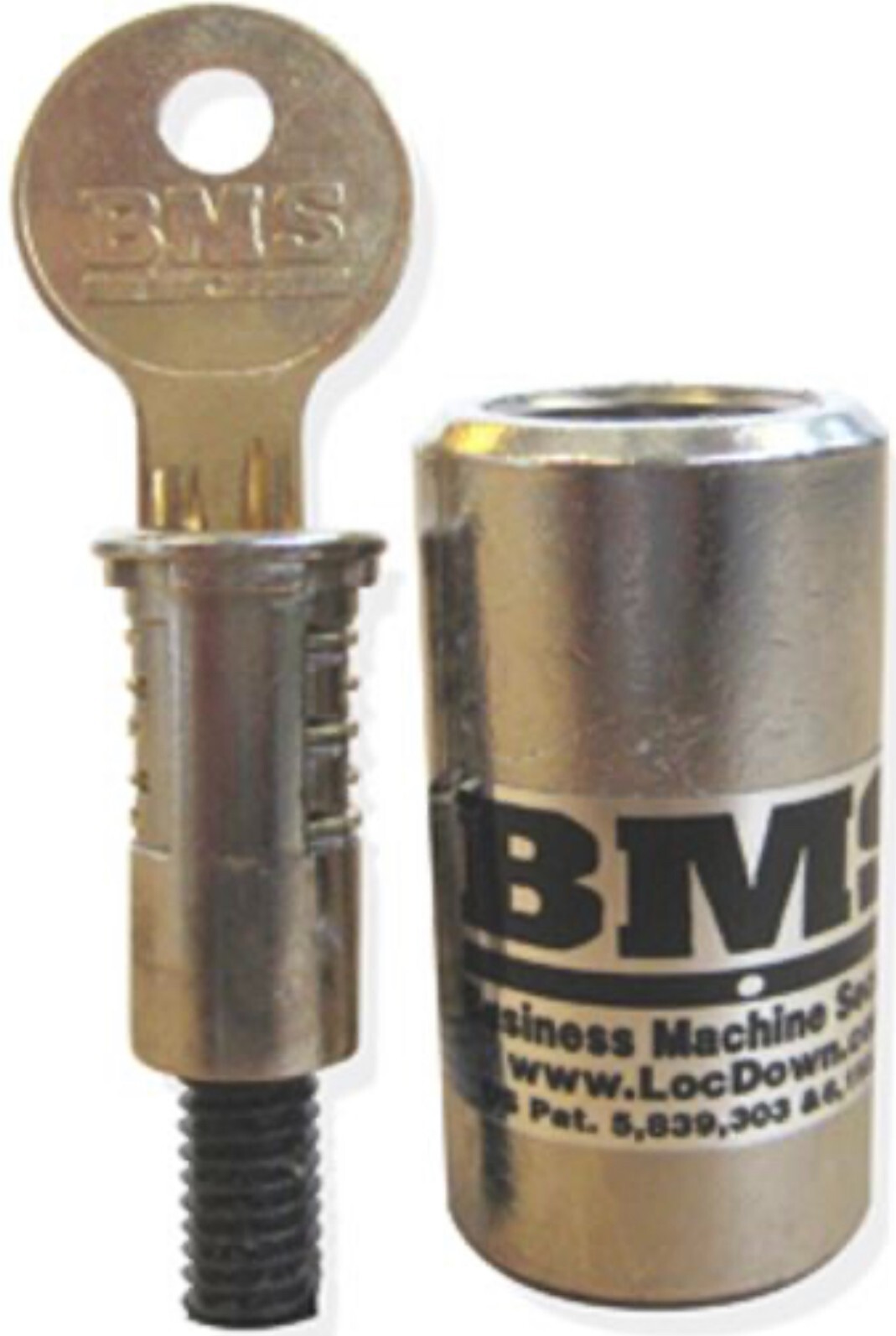 (Lot X 2) NEW - BMS LOC Notebook Computer Hook LOC Security Cable Kit .