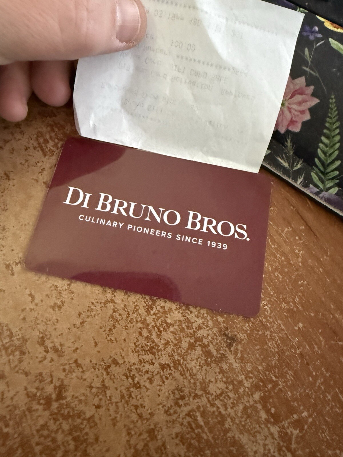 Do Bruno Bros Gift Card