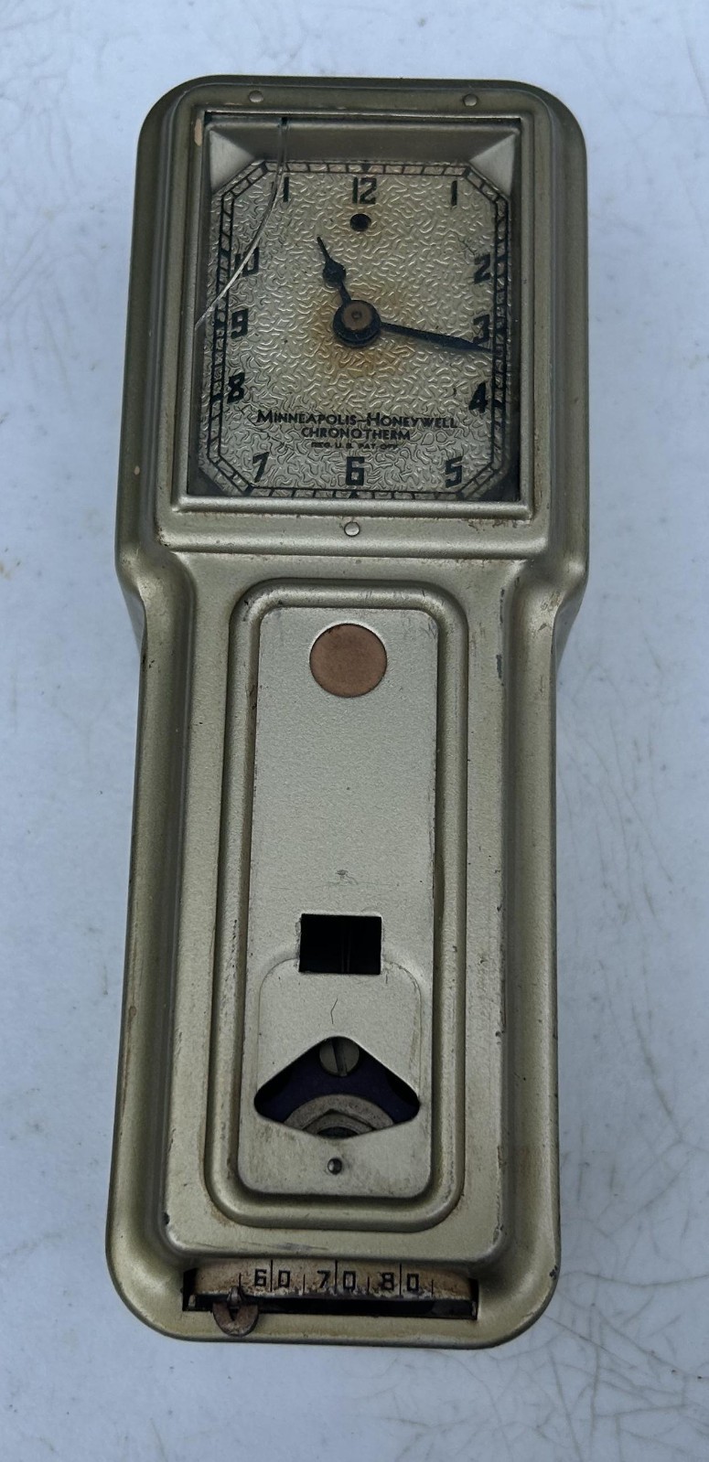 Minneapolis Honeywell Chronotherm vintage Chrono therm clock thermostat
