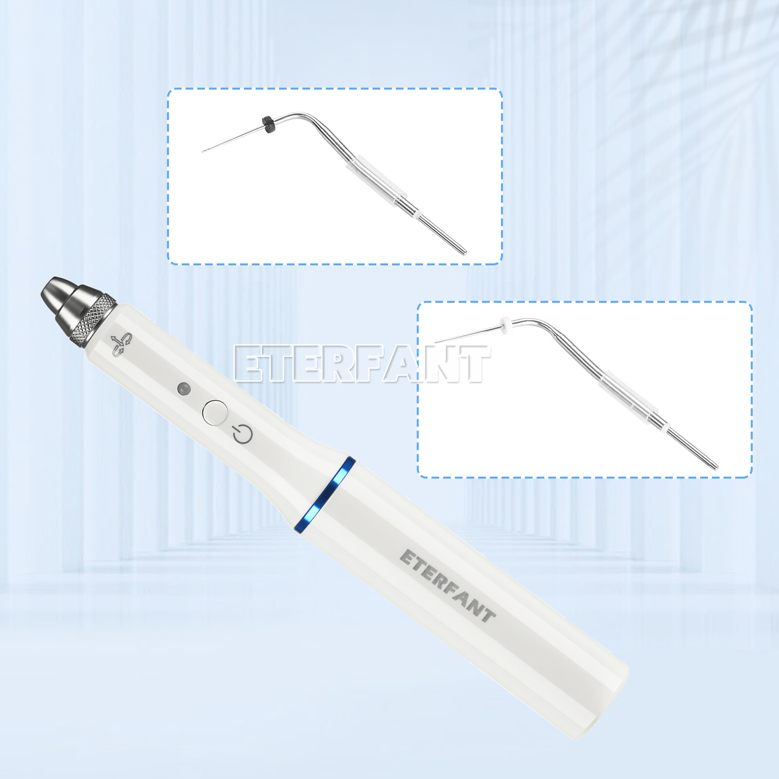 ETERFANT Dental Gutta Percha Obturation System Endo Heated Pen+2xTips white