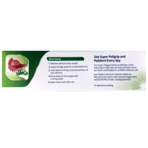 3 Pack - Polident Dentu-Creme Denture Toothpaste, 3.9 Oz Each