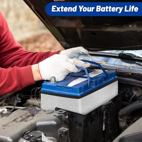 Battery Insulation Kit 40"x7" Universal Car Battery Insulation Blanket 1pcs