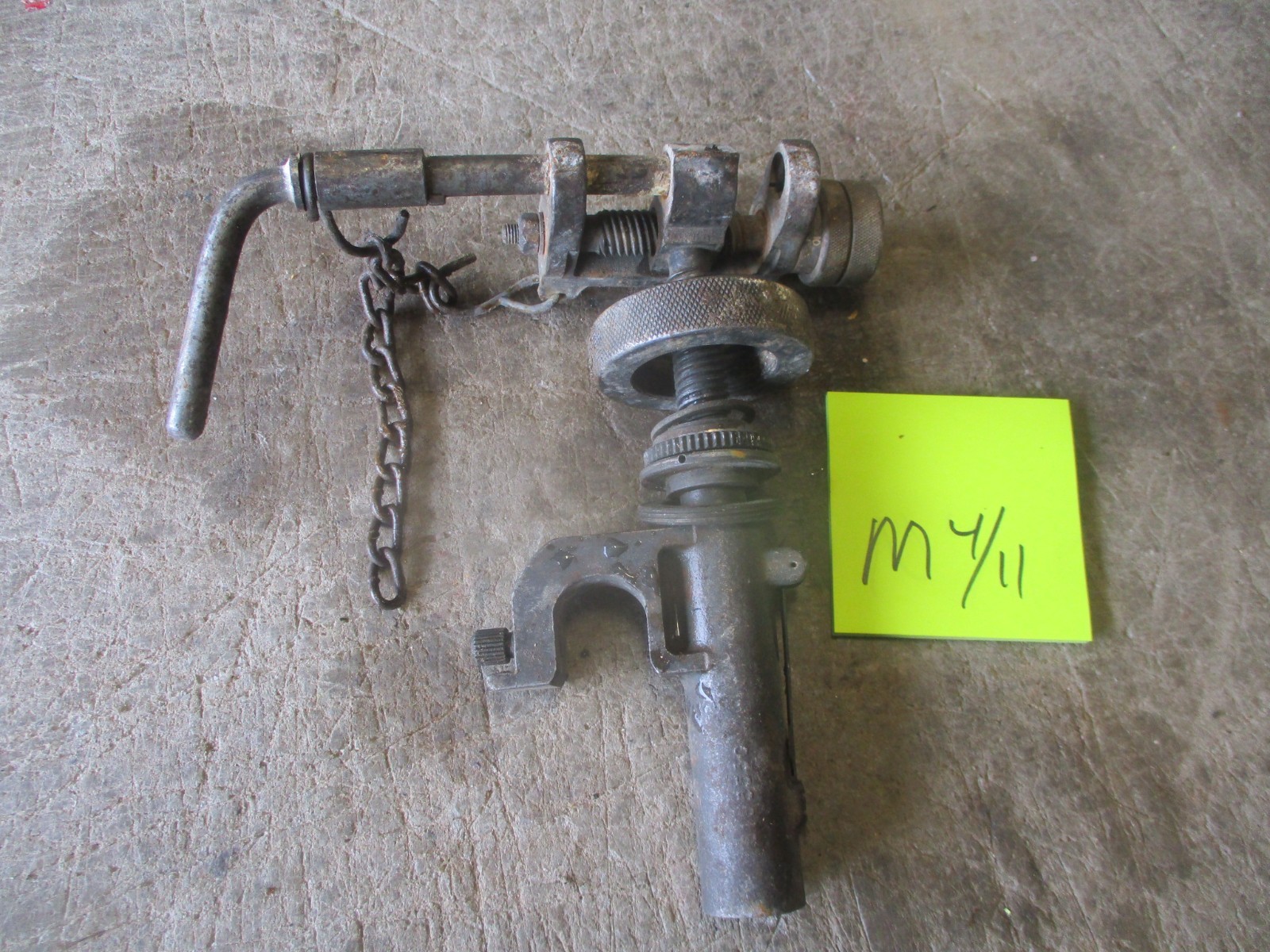Used 50 bmg Traverse & Elevation T&E, Partially Disassembled, Missing Lock Lever