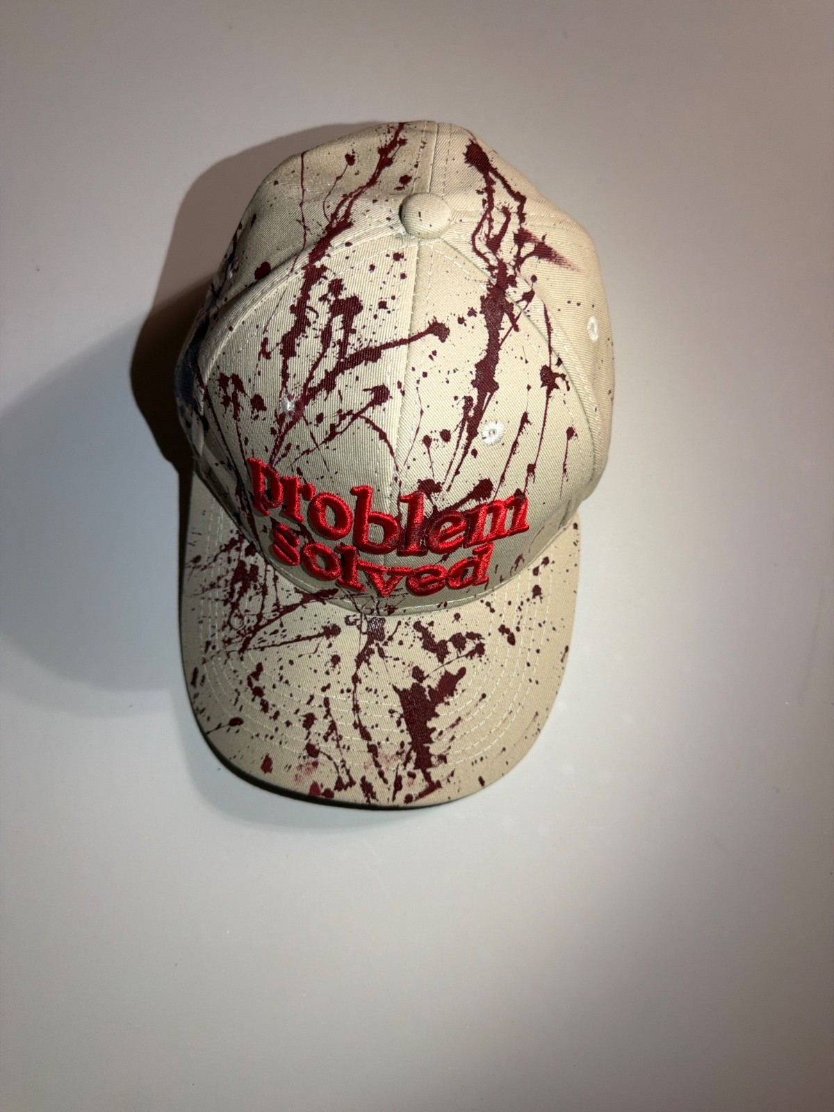 unisex Graphic baseball cap - problem solved design -Ajustable strap cap