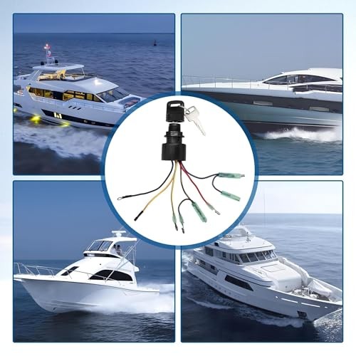 Boat Ignition Switch with Key Fit for Mercury, for Boat Engine Ignition Switch