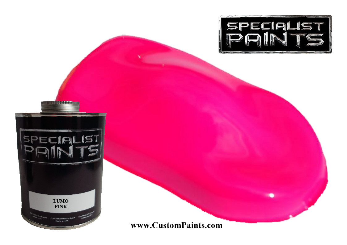 Lumo - Pink - Urethane Based, Automotive Paint, Luminescent, Hot Rod, Custom