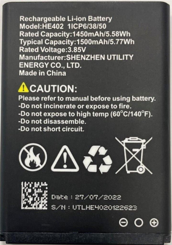New OEM Original HE402 Battery AT&T Cingular Flex ATTEA211101 1500mAh Battery