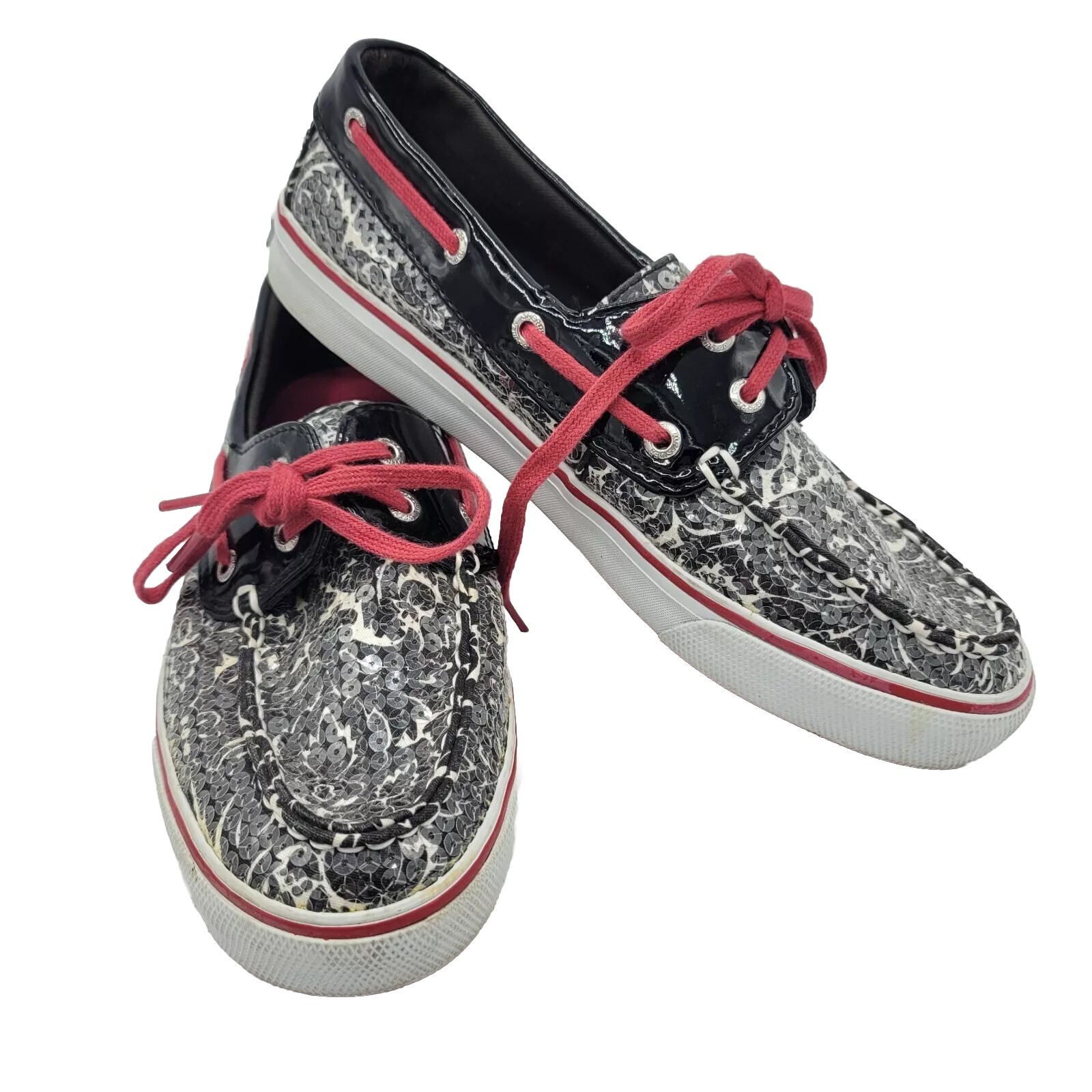 Sperry Top- Sider Floral Biscayne Women's Size 7M #9775669 sequined Shoes