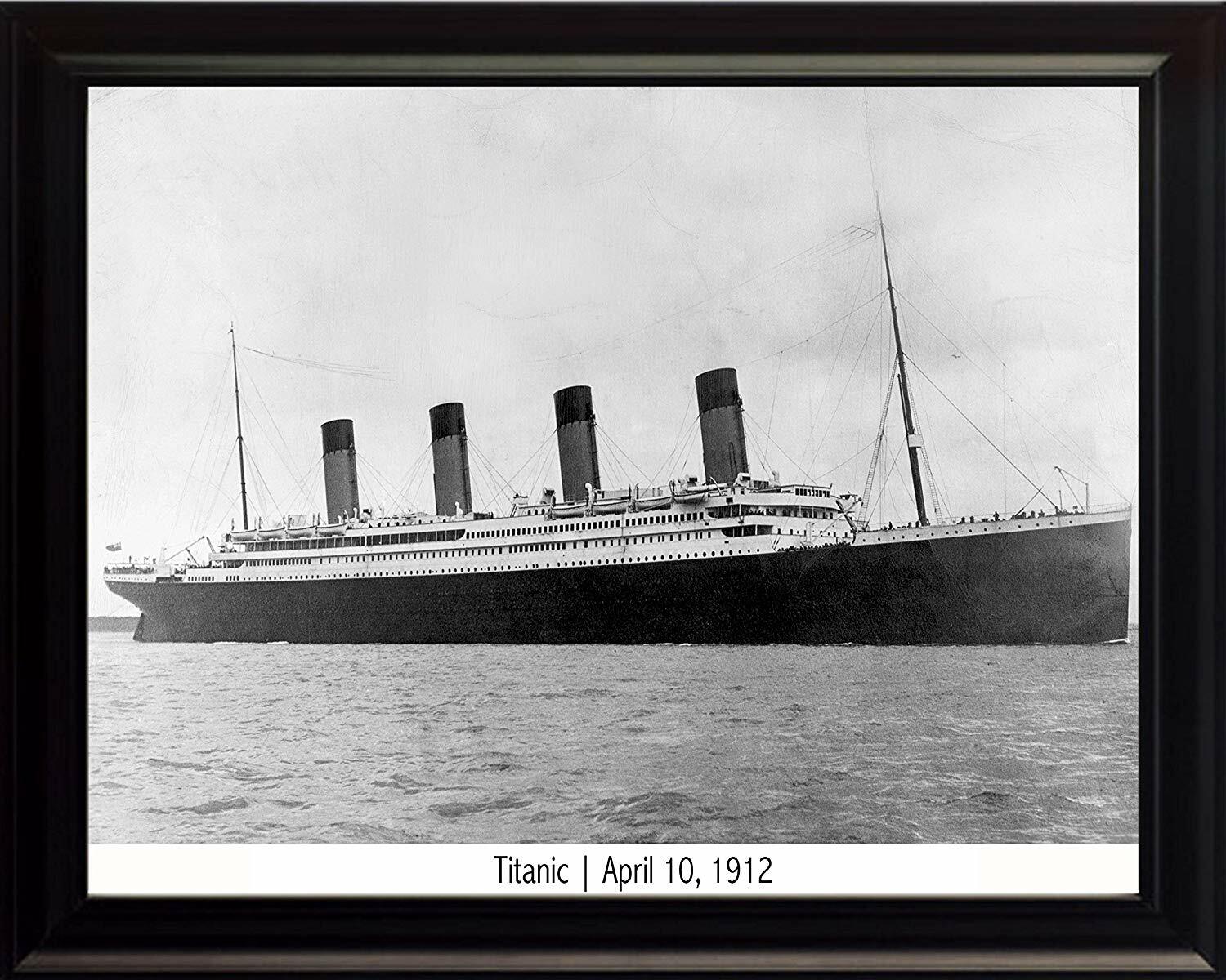 RMS Titanic White Star Line Cruise Ship Poster Print Picture or Framed Wall Art