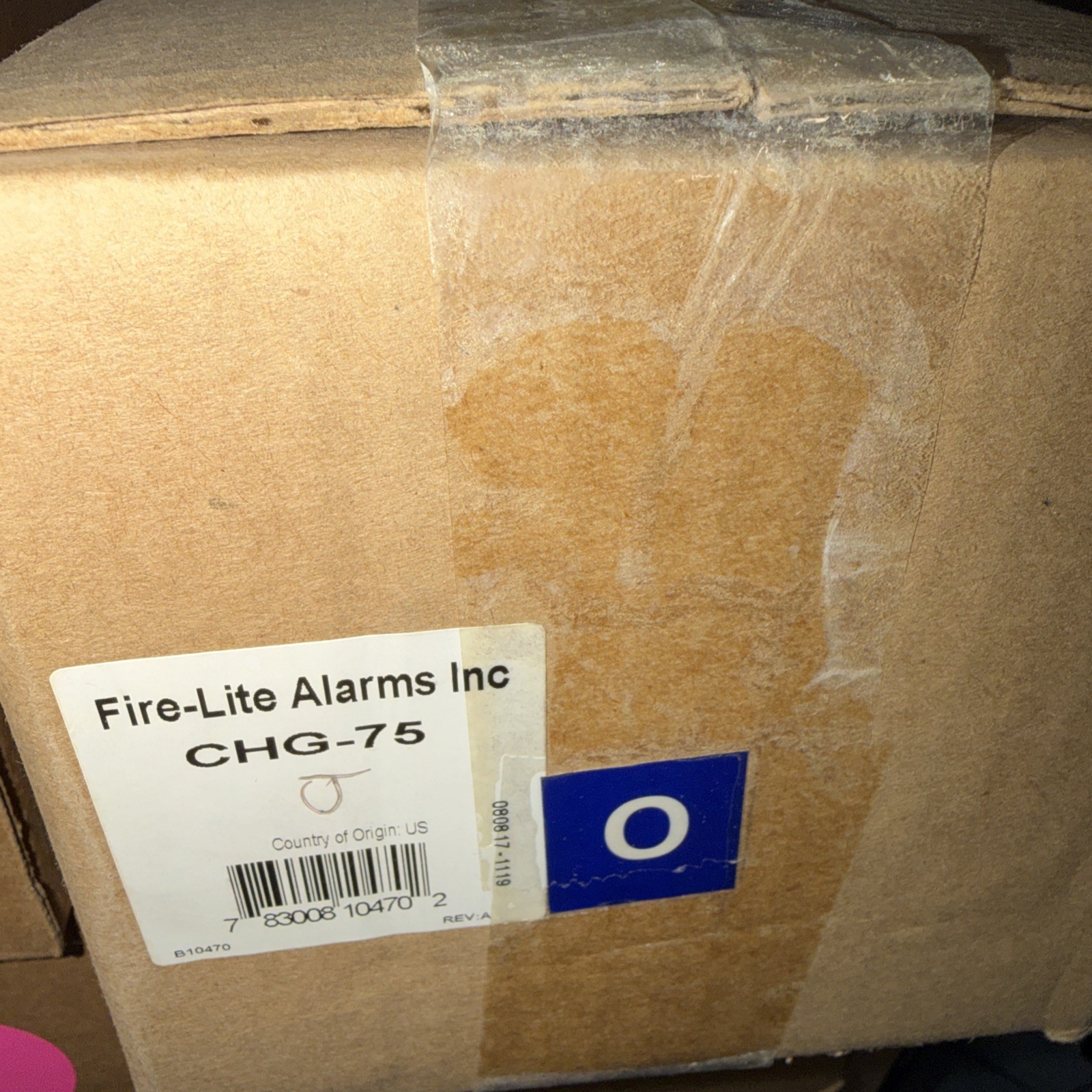 Fire-Lite Alarms CHG-75 Power Supply Unit 120/240VAC 24VDC Fire Alarm