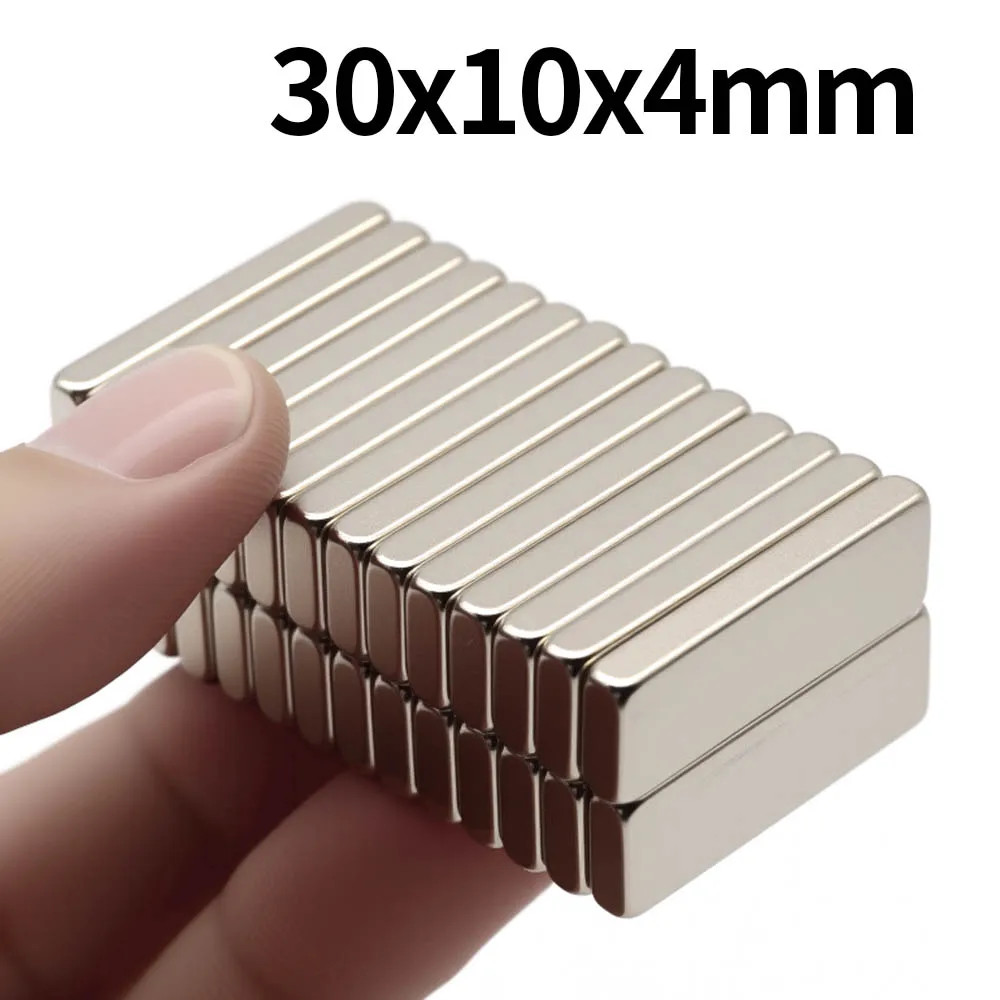 N35 Neodymium Block Magnet 30x10x4mm Super Strong Fridge DIY Magnets