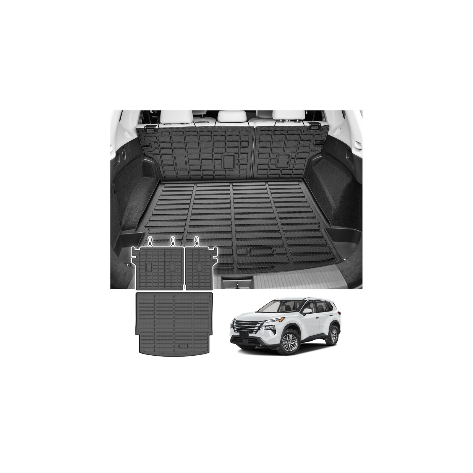 Cartist Cargo Liner for Nissan Rogue 2021-2025 2026 (No Sport Model), All Wea...