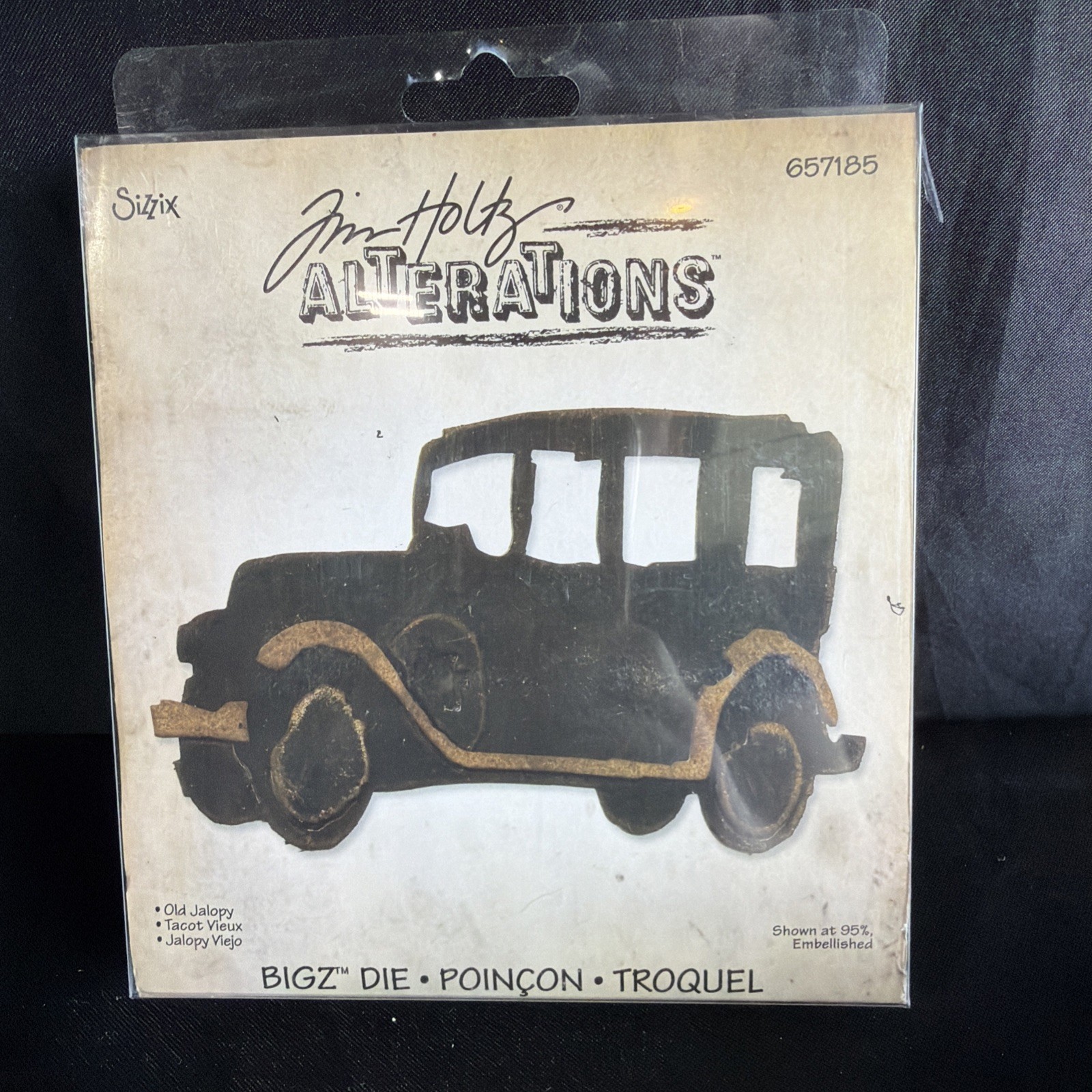Sizzix Tim Holtz Alterations Bigz Die Old Jalopy #657185 Retired Die
