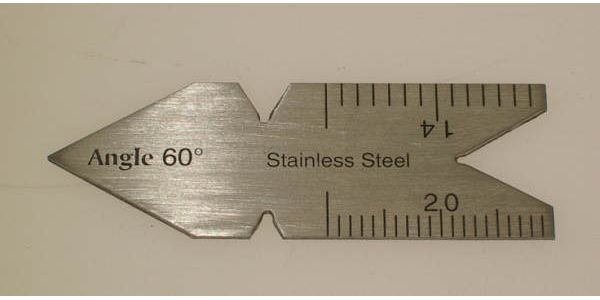 60 Degree Center Tapered Meter With Metric Angle