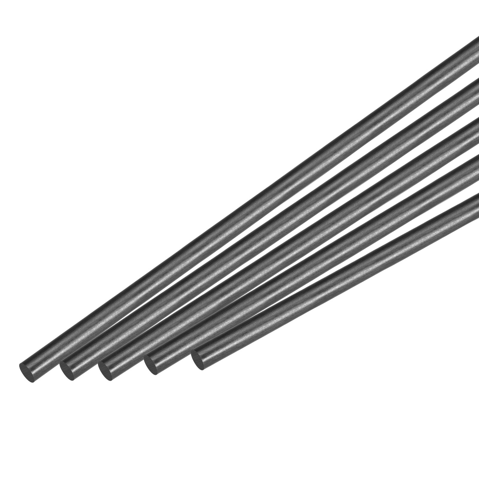5 Pcs Carbon Fiber Rod, 6mm x 500mm for RC Airplane Quadcopter Arm