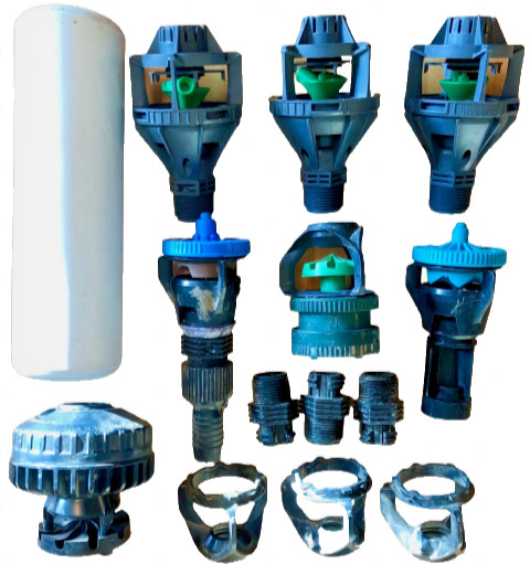 Nelson Irrigation Sprinkler Orbitor Rotating Crop Rotator Cap Body Nozzle 3TN