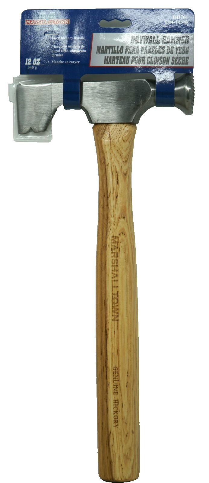 Marshalltown 12oz Drywall Hammer Checkered Head Fired Hickory Handle DH764 NEW